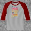 Raglan 3/4 Roundneck Shirt (Gray Body) Thumbnail