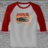 Raglan 3/4 Roundneck Shirt (Gray Body) Thumbnail
