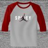 Raglan 3/4 Roundneck Shirt (Gray Body) Thumbnail