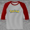 Raglan 3/4 Roundneck Shirt (Gray Body) Thumbnail