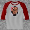Raglan 3/4 Roundneck Shirt (Gray Body) Thumbnail