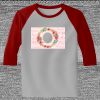 Raglan 3/4 Roundneck Shirt (Gray Body) Thumbnail
