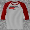 Raglan 3/4 Roundneck Shirt (Gray Body) Thumbnail