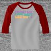 Raglan 3/4 Roundneck Shirt (Gray Body) Thumbnail