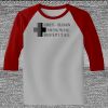 Raglan 3/4 Roundneck Shirt (Gray Body) Thumbnail