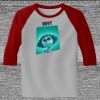 Raglan 3/4 Roundneck Shirt (Gray Body) Thumbnail