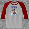 Raglan 3/4 Roundneck Shirt (Gray Body) Thumbnail