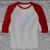 Raglan 3/4 Roundneck Shirt (Gray Body) Thumbnail