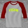 Raglan 3/4 Roundneck Shirt (Gray Body) Thumbnail