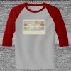 Raglan 3/4 Roundneck Shirt (Gray Body) Thumbnail