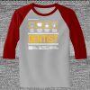 Raglan 3/4 Roundneck Shirt (Gray Body) Thumbnail