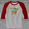 Raglan 3/4 Roundneck Shirt (Gray Body) Thumbnail