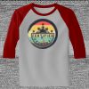 Raglan 3/4 Roundneck Shirt (Gray Body) Thumbnail