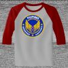 Raglan 3/4 Roundneck Shirt (Gray Body) Thumbnail