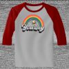 Raglan 3/4 Roundneck Shirt (Gray Body) Thumbnail