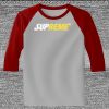 Raglan 3/4 Roundneck Shirt (Gray Body) Thumbnail