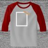 Raglan 3/4 Roundneck Shirt (Gray Body) Thumbnail