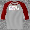 Raglan 3/4 Roundneck Shirt (Gray Body) Thumbnail