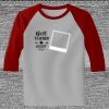 Raglan 3/4 Roundneck Shirt (Gray Body) Thumbnail