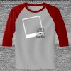 Raglan 3/4 Roundneck Shirt (Gray Body) Thumbnail