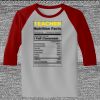 Raglan 3/4 Roundneck Shirt (Gray Body) Thumbnail
