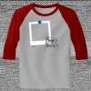 Raglan 3/4 Roundneck Shirt (Gray Body) Thumbnail
