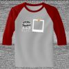 Raglan 3/4 Roundneck Shirt (Gray Body) Thumbnail
