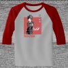 Raglan 3/4 Roundneck Shirt (Gray Body) Thumbnail
