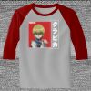 Raglan 3/4 Roundneck Shirt (Gray Body) Thumbnail