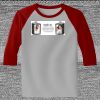 Raglan 3/4 Roundneck Shirt (Gray Body) Thumbnail