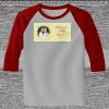 Raglan 3/4 Roundneck Shirt (Gray Body) Thumbnail