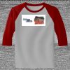 Raglan 3/4 Roundneck Shirt (Gray Body) Thumbnail