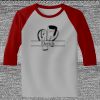 Raglan 3/4 Roundneck Shirt (Gray Body) Thumbnail
