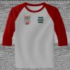 Raglan 3/4 Roundneck Shirt (Gray Body) Thumbnail