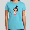 Premium Cotton CVC Roundneck T-shirt (Ladies) Thumbnail