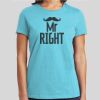 Premium Cotton CVC Roundneck T-shirt (Ladies) Thumbnail