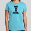 Premium Cotton CVC Roundneck T-shirt (Ladies) Thumbnail