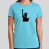 Premium Cotton CVC Roundneck T-shirt (Ladies) Thumbnail
