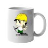 11oz Ceramic White Mug Thumbnail