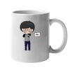 11oz Ceramic White Mug Thumbnail