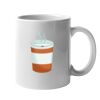 11oz Ceramic White Mug Thumbnail