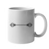 11oz Ceramic White Mug Thumbnail