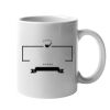 11oz Ceramic White Mug Thumbnail
