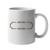 11oz Ceramic White Mug Thumbnail