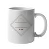 11oz Ceramic White Mug Thumbnail