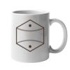 11oz Ceramic White Mug Thumbnail