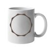 11oz Ceramic White Mug Thumbnail