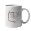 11oz Ceramic White Mug Thumbnail