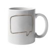 11oz Ceramic White Mug Thumbnail