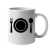 11oz Ceramic White Mug Thumbnail
